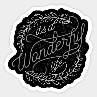 Its A Wonderful Life Sticker
